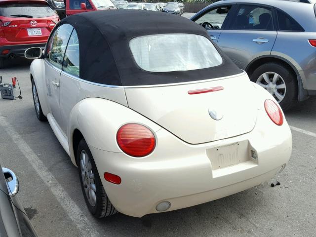 3VWCM31Y85M312365 - 2005 VOLKSWAGEN NEW BEETLE 棕色 照片 3