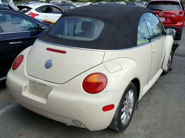 3VWCM31Y85M312365 - 2005 VOLKSWAGEN NEW BEETLE 棕色 照片 4