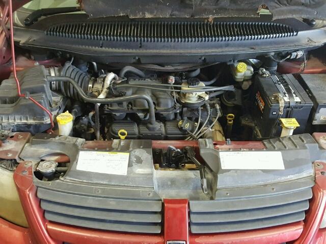 2D4GP44L16R607998 - 2006 DODGE GRAND CARA BURGUNDY photo 7