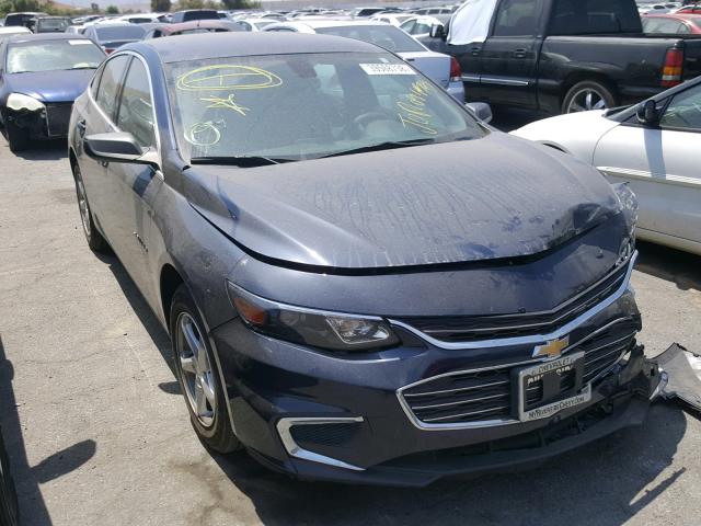 1G1ZB5ST0HF198411 - 2017 CHEVROLET MALIBU LS BLUE photo 1