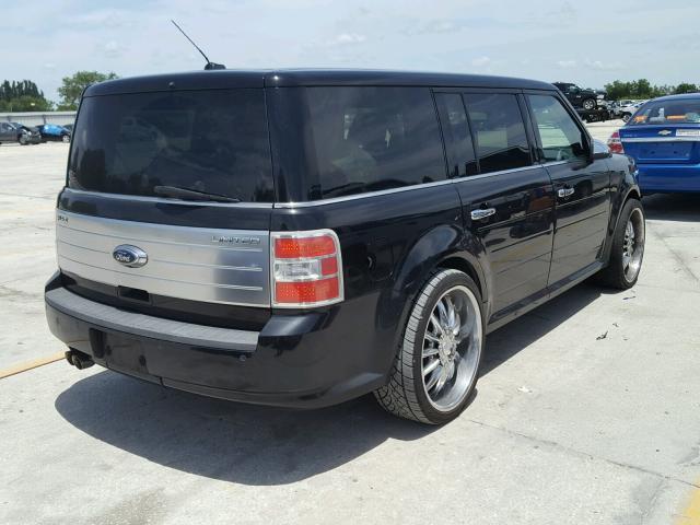 2FMDK53C89BA07039 - 2009 FORD FLEX LIMIT BLACK photo 4