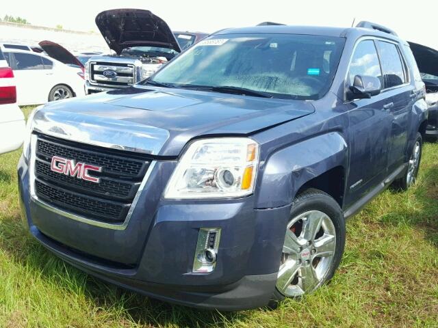 2GKALREK6E6140440 - 2014 GMC TERRAIN BLUE photo 2