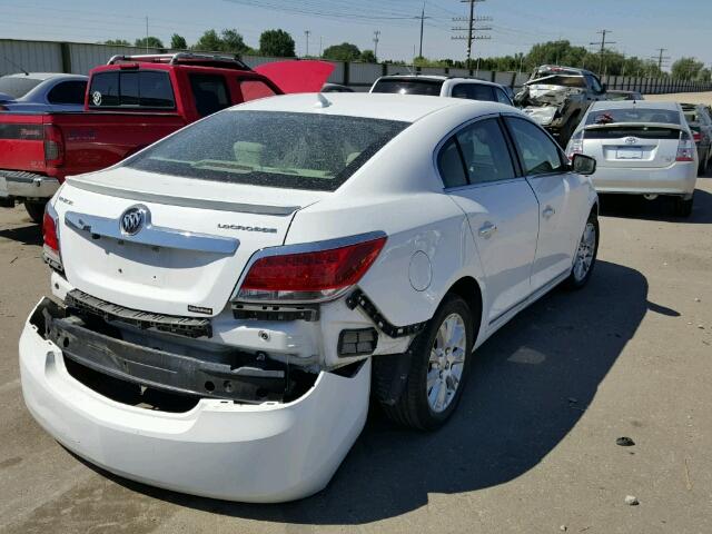 1G4GA5GR8DF197009 - 2013 BUICK LACROSSE WHITE photo 4