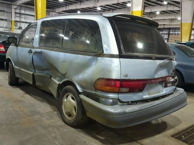 JT3AC12R8M0017149 - 1991 TOYOTA PREVIA LE BLUE photo 3