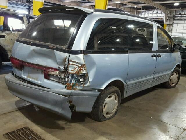 JT3AC12R8M0017149 - 1991 TOYOTA PREVIA LE BLUE photo 4