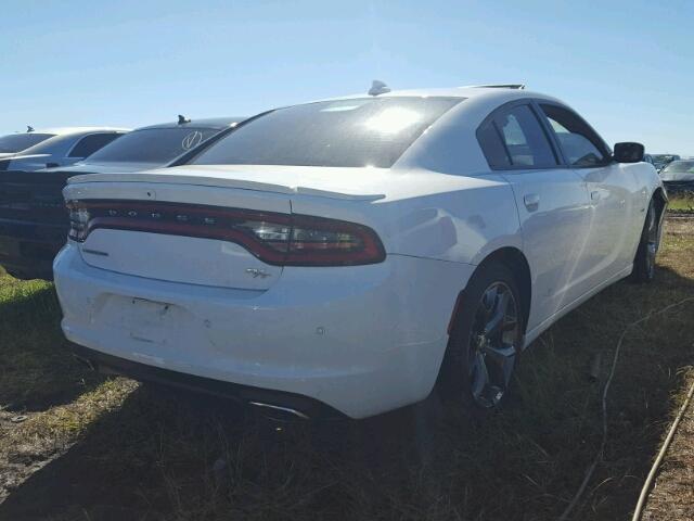 2C3CDXCTXFH784664 - 2015 DODGE CHARGER R/ WHITE photo 4