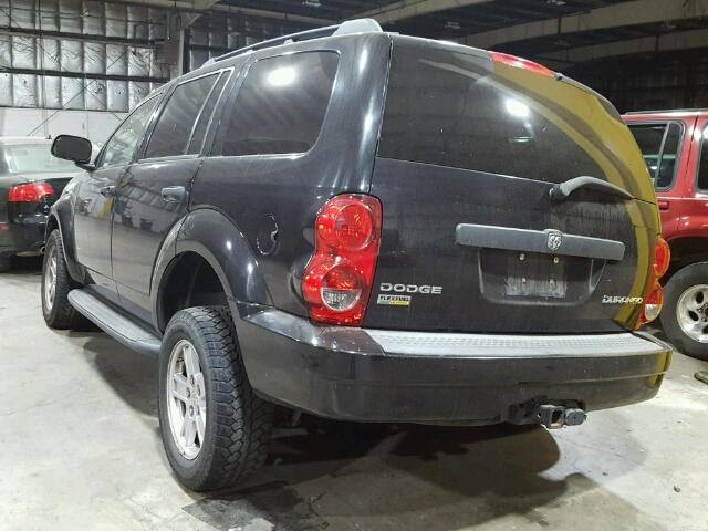 1D8HB38P79F718270 - 2009 DODGE DURANGO SE BLACK photo 3