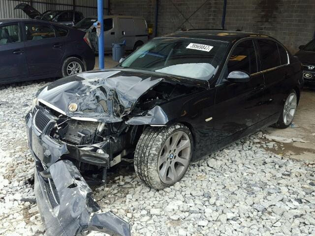 WBAVB77538NH79922 - 2008 BMW 335 I BLACK photo 2