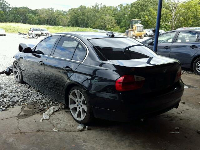 WBAVB77538NH79922 - 2008 BMW 335 I BLACK photo 3