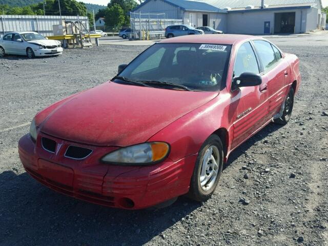 1G2NE52T7XC551356 - 1999 PONTIAC GRAND AM S Qırmızı foto 2