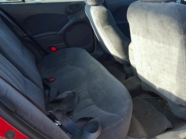 1G2NE52T7XC551356 - 1999 PONTIAC GRAND AM S Qırmızı foto 6