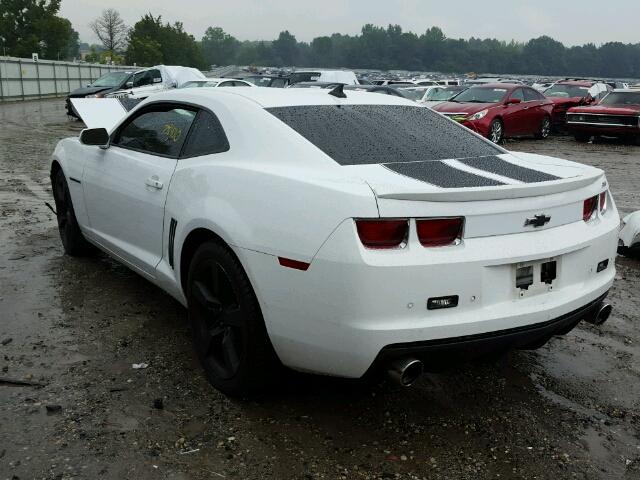 2G1FK1EJ7A9162168 - 2010 CHEVROLET CAMARO WHITE photo 3