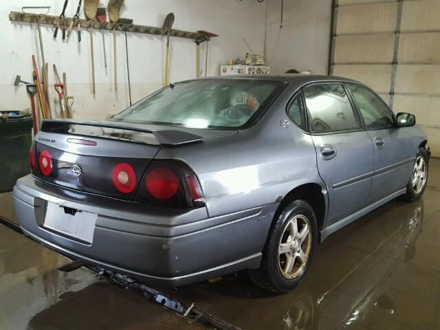 2G1WH52K549356253 - 2004 CHEVROLET IMPALA GRAY photo 4