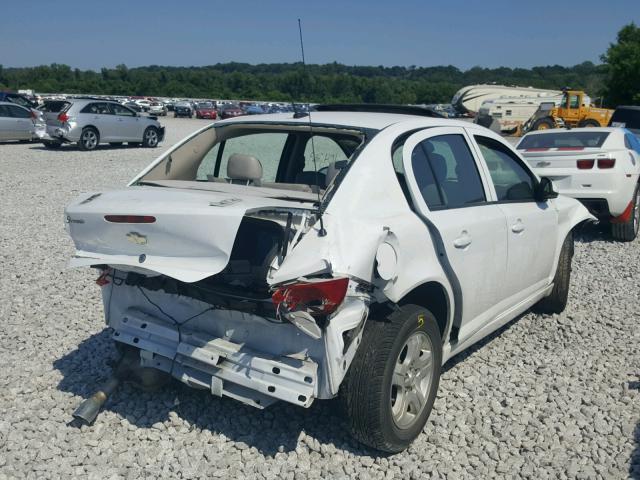 1G1AT58H397175259 - 2009 CHEVROLET COBALT LT WHITE photo 4