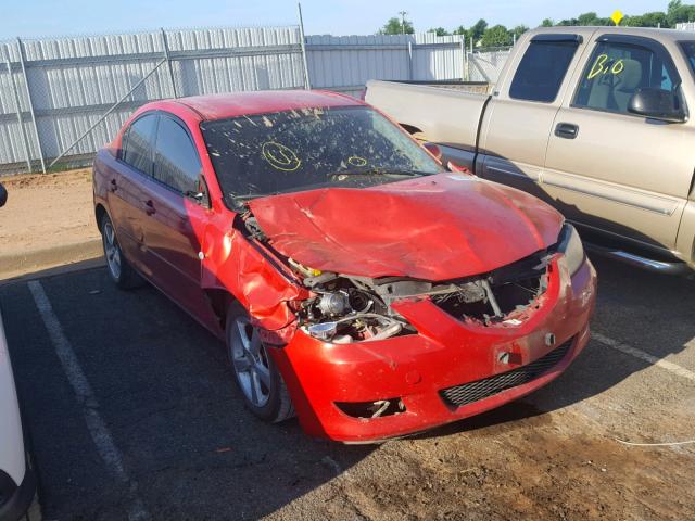 JM1BK12F641141942 - 2004 MAZDA 3 I RED photo 1