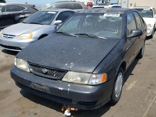 1N4AB41D6WC756131 - 1998 NISSAN SENTRA E BLACK photo 2