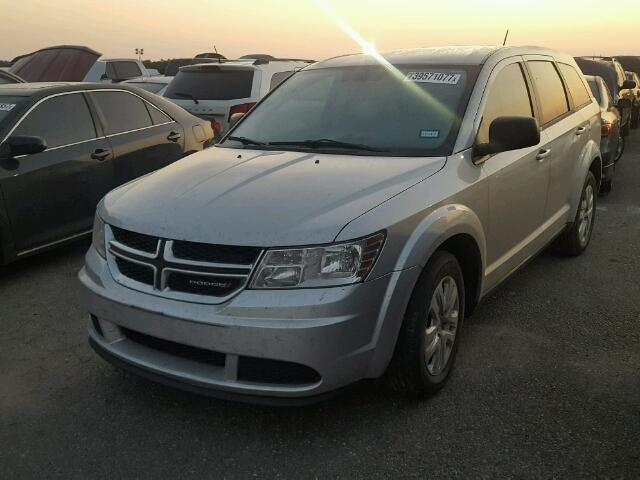 3C4PDCAB7ET289361 - 2014 DODGE JOURNEY GRAY photo 2