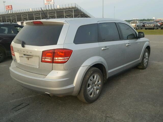 3C4PDCAB7ET289361 - 2014 DODGE JOURNEY GRAY photo 4