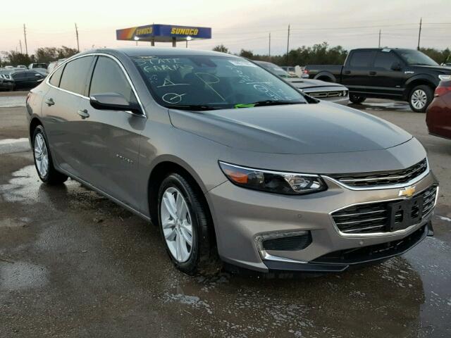 1G1ZE5ST4HF131107 - 2017 CHEVROLET MALIBU SILVER photo 1