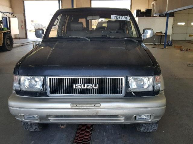 JACDJ58VXT7910311 - 1996 ISUZU TROOPER S BLACK photo 9