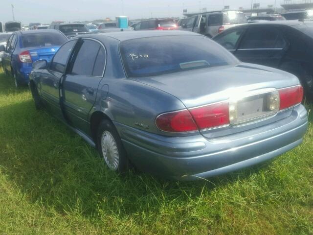 1G4HP54K2Y4172179 - 2000 BUICK LESABRE CU BLUE photo 3