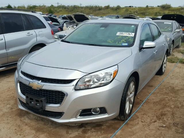 1G11H5SL5EF195561 - 2014 CHEVROLET MALIBU LTZ GRAY photo 2