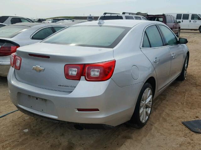 1G11H5SL5EF195561 - 2014 CHEVROLET MALIBU LTZ GRAY photo 4