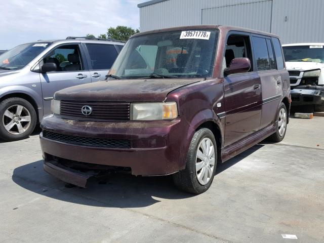 JTLKT324450193928 - 2005 SCION XB PURPLE photo 2