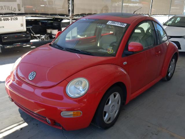 3VWCC21C6XM467937 - 1999 VOLKSWAGEN NEW BEETLE 红色 照片 2