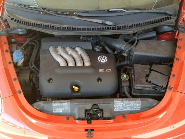 3VWCC21C6XM467937 - 1999 VOLKSWAGEN NEW BEETLE 红色 照片 7