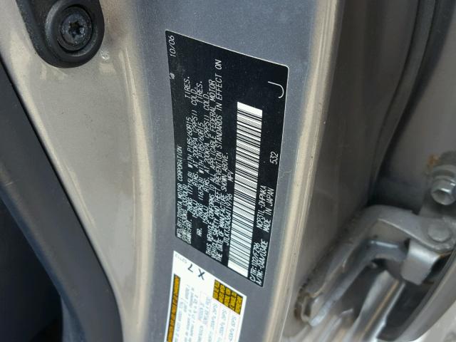 JTLKT324364119796 - 2006 TOYOTA SCION XB Gümüş foto 10