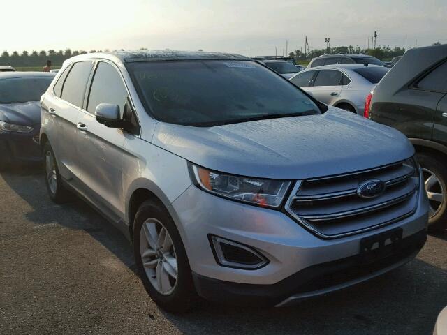 2FMPK4J99GBB03936 - 2016 FORD EDGE SEL SILVER photo 1