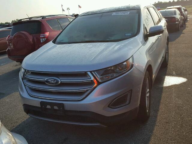 2FMPK4J99GBB03936 - 2016 FORD EDGE SEL SILVER photo 2