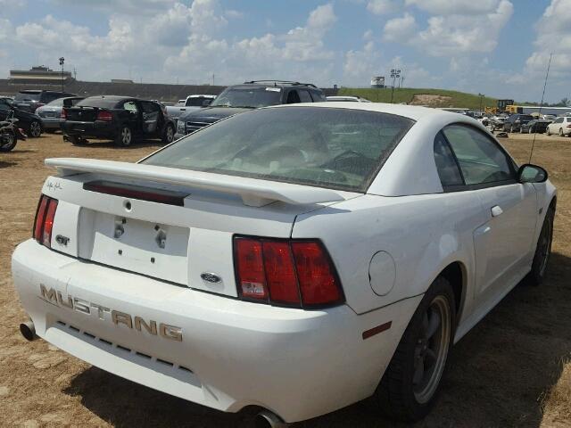 1FAFP42X13F410126 - 2003 FORD MUSTANG GT WHITE photo 4