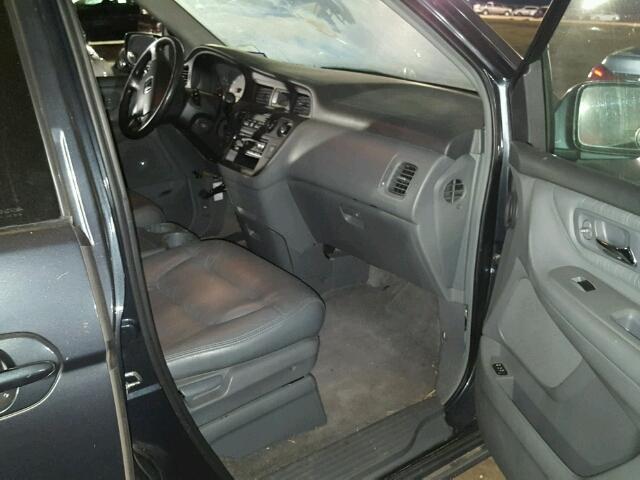 5FNRL18984B047114 - 2004 HONDA ODYSSEY GRAY photo 5