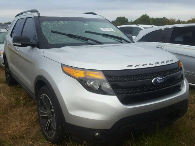 1FM5K8GT7EGB89383 - 2014 FORD EXPLORER SILVER photo 1