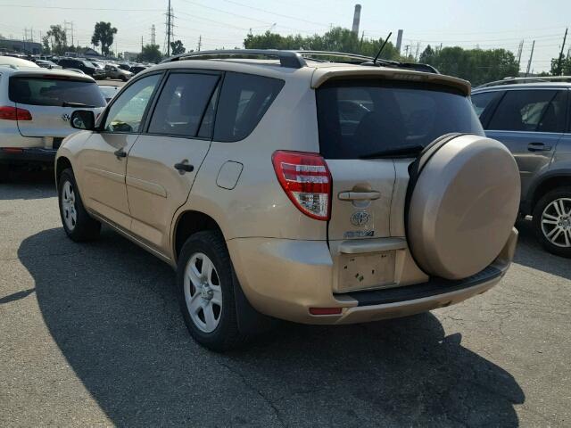 2T3BF4DV6BW175176 - 2011 TOYOTA RAV4 GOLD photo 3