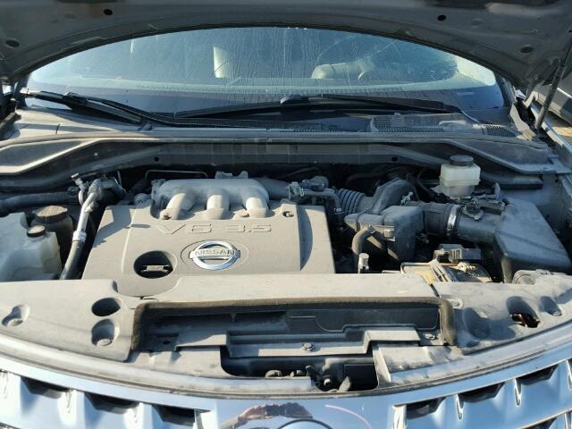 JN8AZ08T56W407024 - 2006 NISSAN MURANO GRAY photo 7