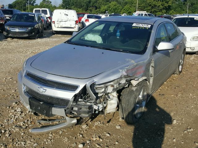 1G1ZC5E14BF389716 - 2011 CHEVROLET MALIBU 1LT SILVER photo 2