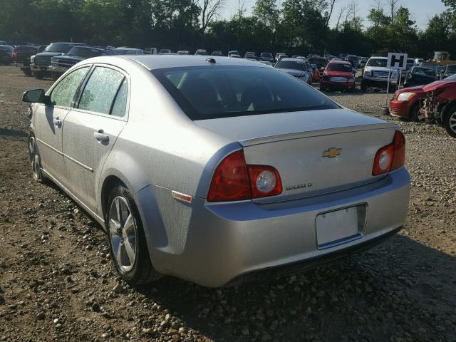 1G1ZC5E14BF389716 - 2011 CHEVROLET MALIBU 1LT SILVER photo 3