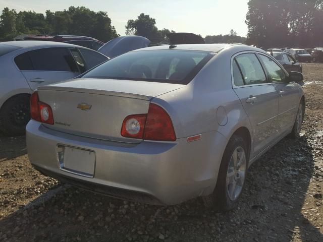 1G1ZC5E14BF389716 - 2011 CHEVROLET MALIBU 1LT SILVER photo 4