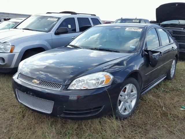 2G1WB5E32E1124408 - 2014 CHEVROLET IMPALA LIM BLACK photo 2