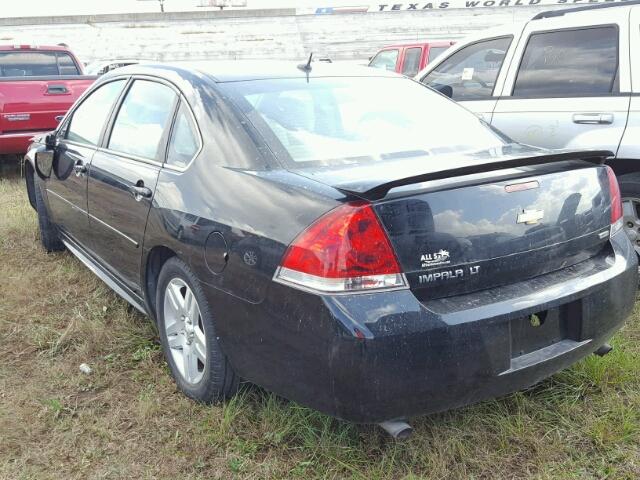 2G1WB5E32E1124408 - 2014 CHEVROLET IMPALA LIM BLACK photo 3