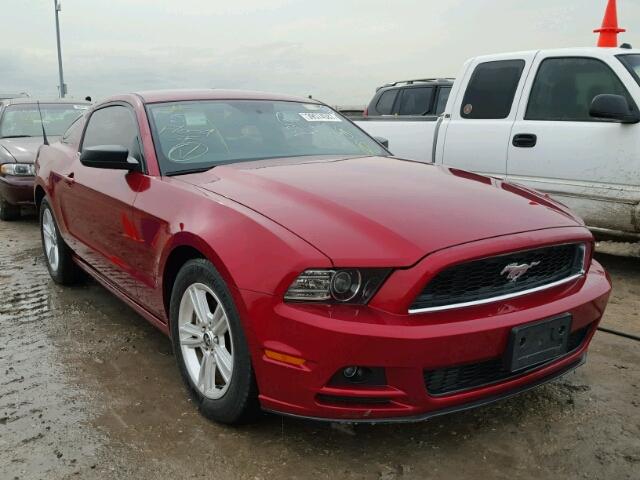 1ZVBP8AM2E5320142 - 2014 FORD MUSTANG RED photo 1