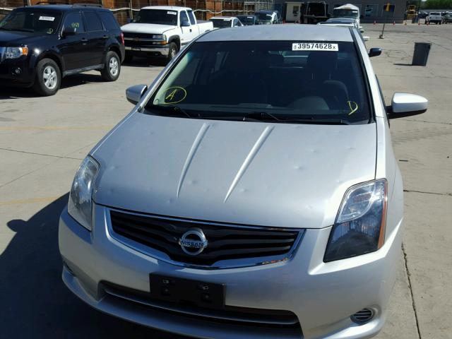 3N1AB6AP7CL726087 - 2012 NISSAN SENTRA 2.0 GRAY photo 9