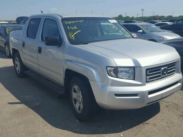 2HJYK16267H517641 - 2007 HONDA RIDGELINE SILVER photo 1