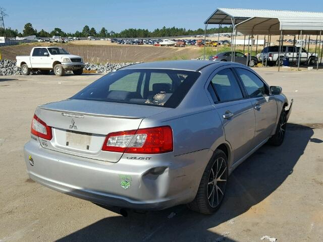 4A3AB36FX9E039638 - 2009 MITSUBISHI GALANT SILVER photo 4