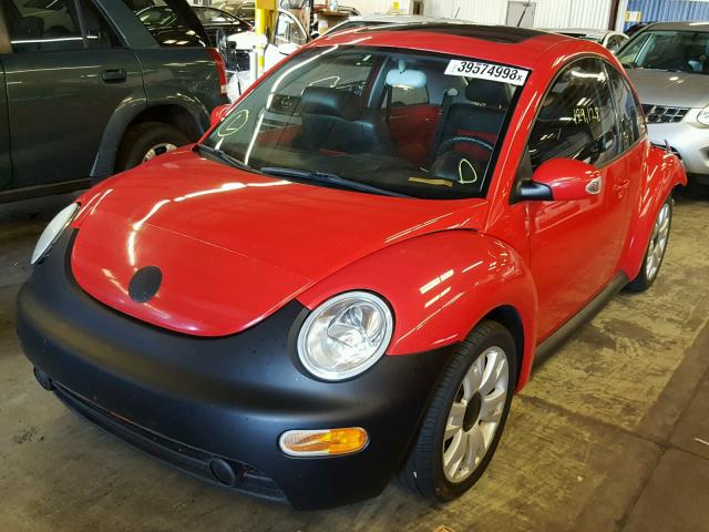 3VWCD21CX3M443972 - 2003 VOLKSWAGEN NEW BEETLE 红色 照片 2