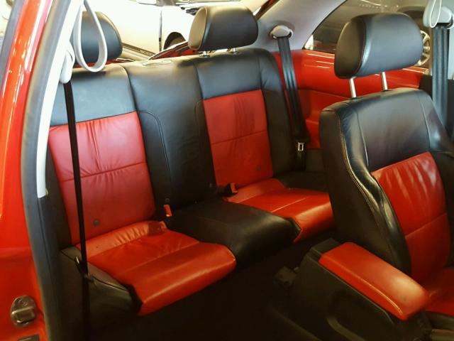 3VWCD21CX3M443972 - 2003 VOLKSWAGEN NEW BEETLE 红色 照片 6