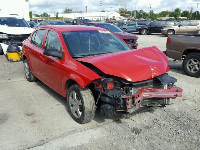 1G1AK55FX77225190 - 2007 CHEVROLET COBALT RED photo 1